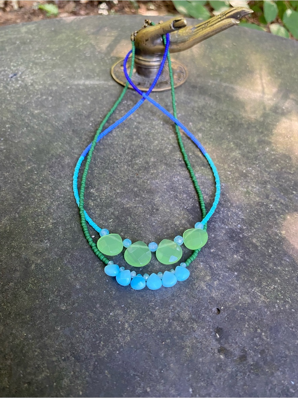 Handmade Stackable Beaded Gemstone Necklaces - Picture 2 of 5